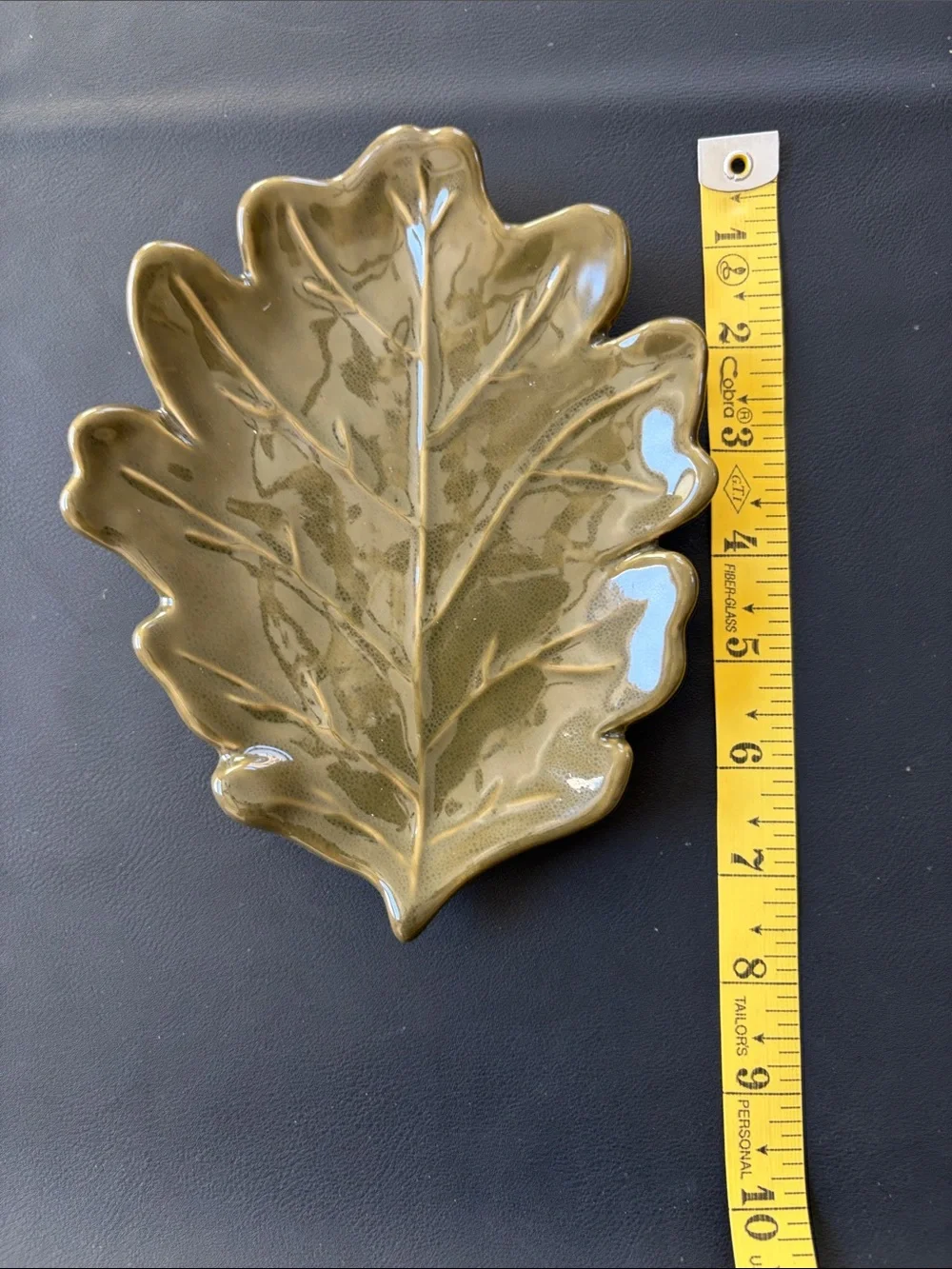 Crate & Barrel B. Eigen Leaf Plates Set of 4 NWOT Made in Portugal Fall Harvest